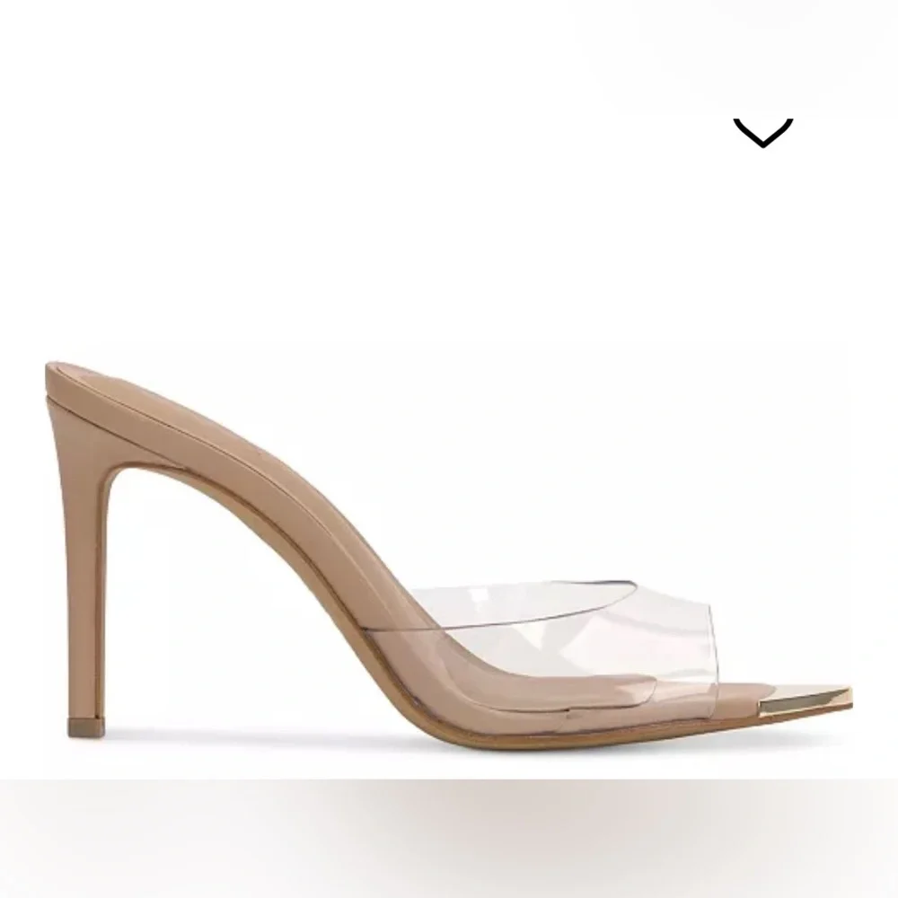 Chic Transparent Strap Heels - Picture 2 of 2